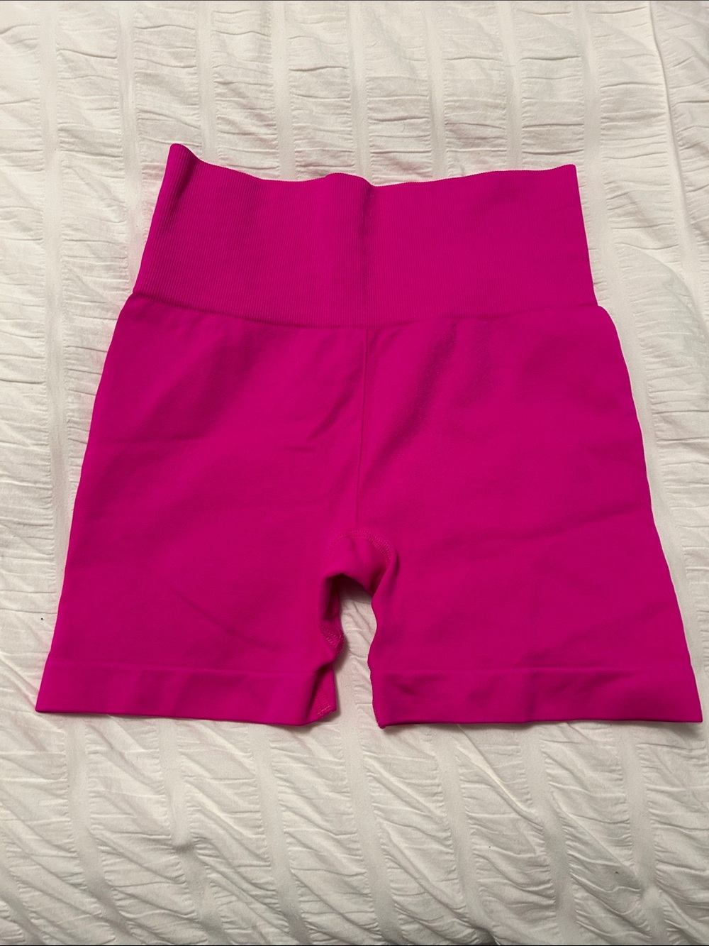 High-Rise Magenta Women’s Bike Shorts